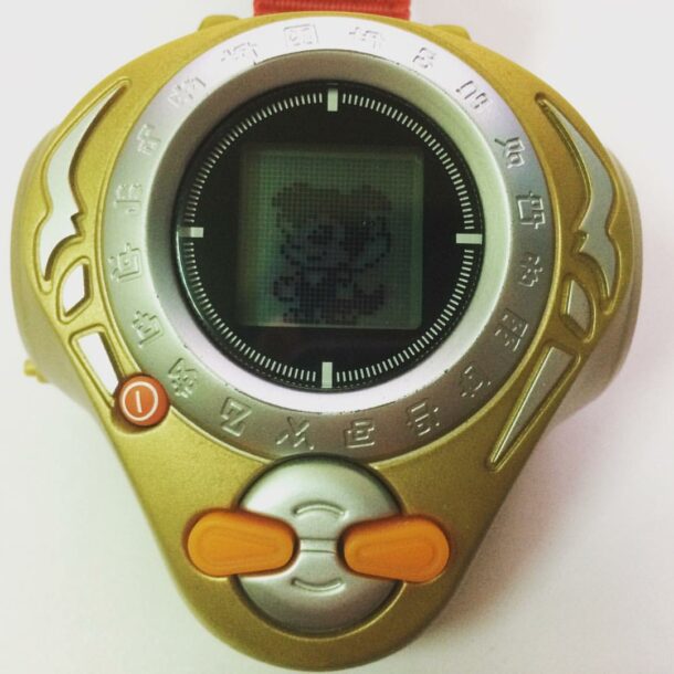 Digimon D-Power and D-Ark Digivice Shells ultimate v3 gold body