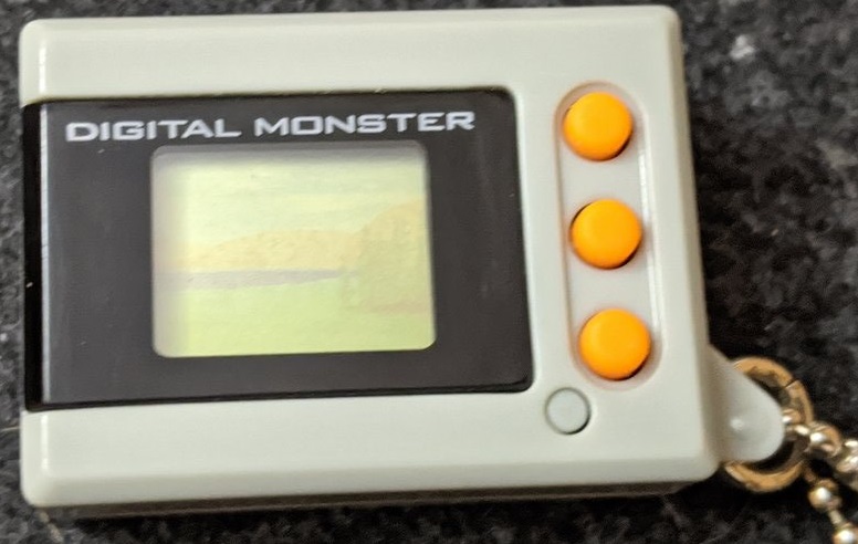 Digimon Digital Monster Mini Shells V1 grey