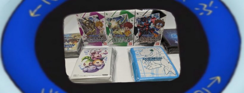 Digimon Card Game Sleeves and Starter Deck Unboxing