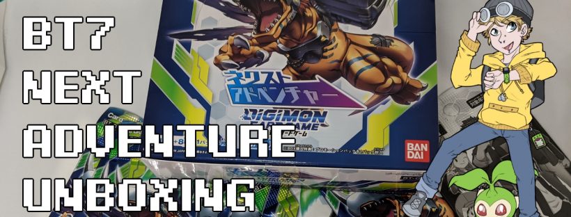 Digimon TCG BT07 NEXT ADVENTURE Booster Box Unboxing and Commentary