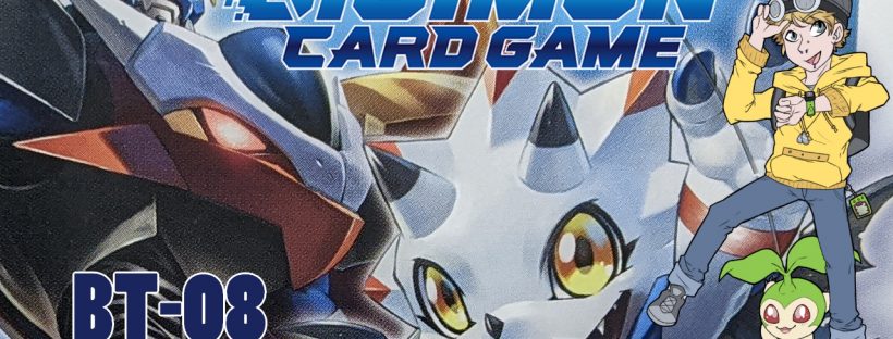 Digimon Card Game New Hero Booster Box Unboxing and Commentary [BT-08]