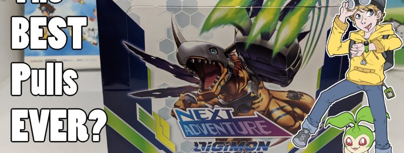 Digimon TCG BT07 NEXT ADVENTURE English Booster Box Unboxing and Commentary