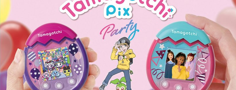 Tamagotchi Pix Party Unboxing, Gameplay, and Start Up