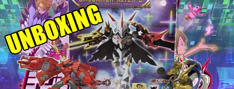 NXEDGE STYLE Omegamon Alter S Unboxing and Review | Chibi Digimon Figure