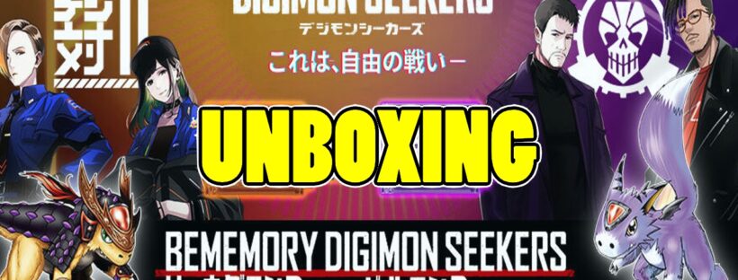 Digimon Seekers Ryudamon (DigiPolice) & Dorumon (SoC) Dim Set Unboxing | Vital Bracelet BE