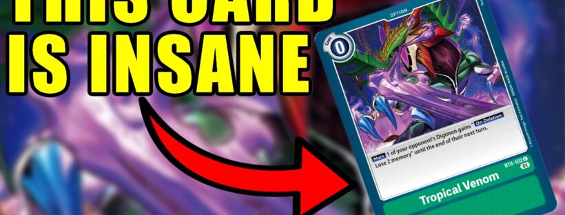 Digimon TCG | Tropical Venom is INSANE (Digimon Card Game Analysis)