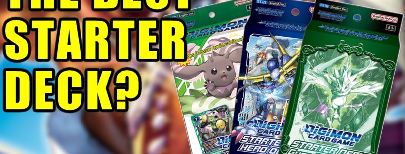 What is the BEST Digimon Starter Deck? (And how to upgrade it)